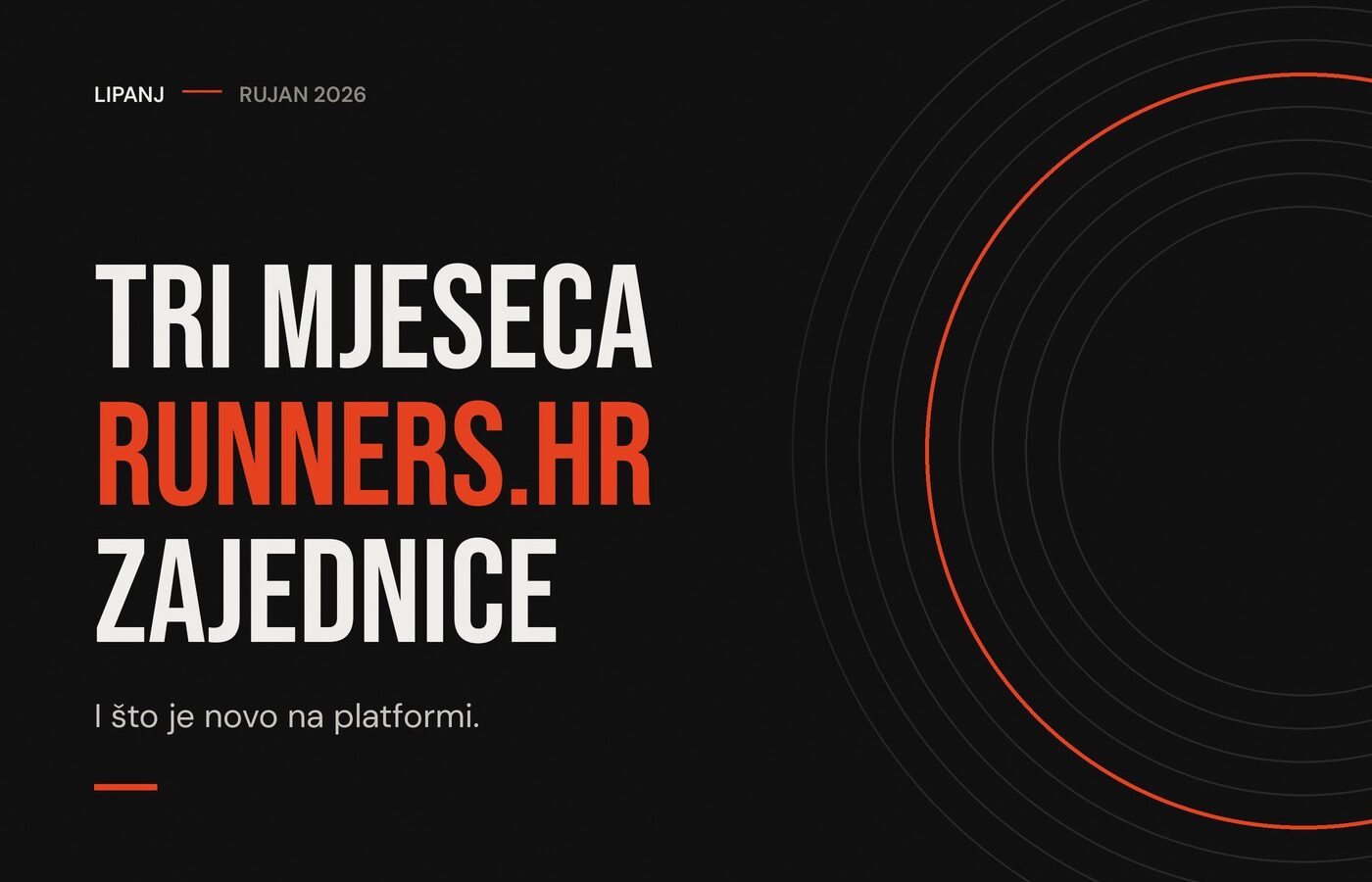 Tri mjeseca Runners.hr zajednice i što je novo na platformi